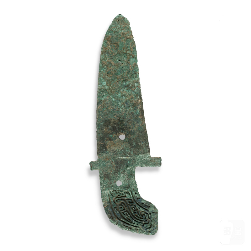 商 青銅戈  CHINA, SHANG DYNASTY, CIRCA 1200 B.C.
